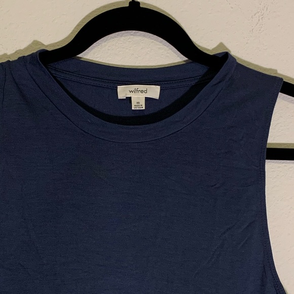 Wilfred Blue Tank with Eyelet Detail - Picture 3 of 4